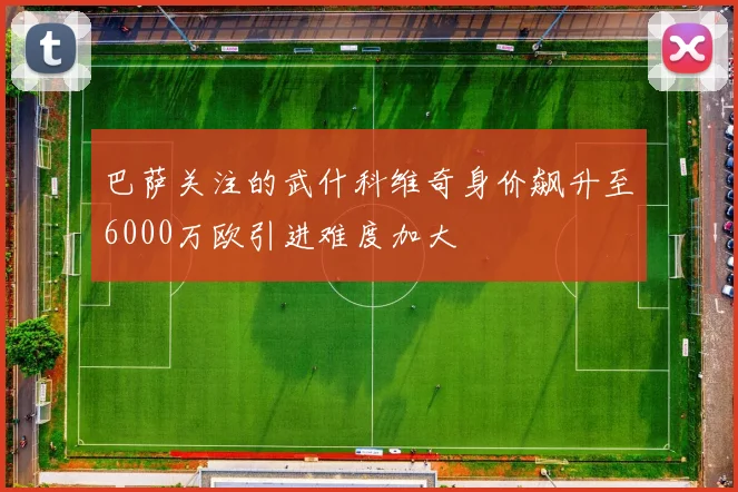 巴萨关注的武什科维奇身价飙升至6000万欧引进难度加大
